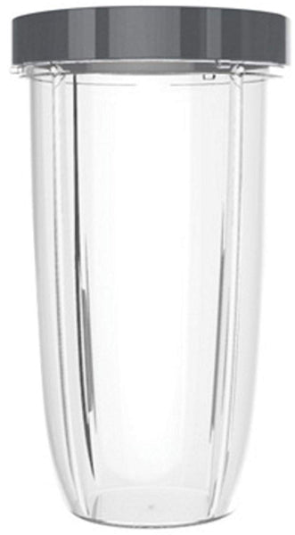 32oz Replacement Cup with Lip Ring for NutriBullet 600W and 900W Blenders by Preferred Parts