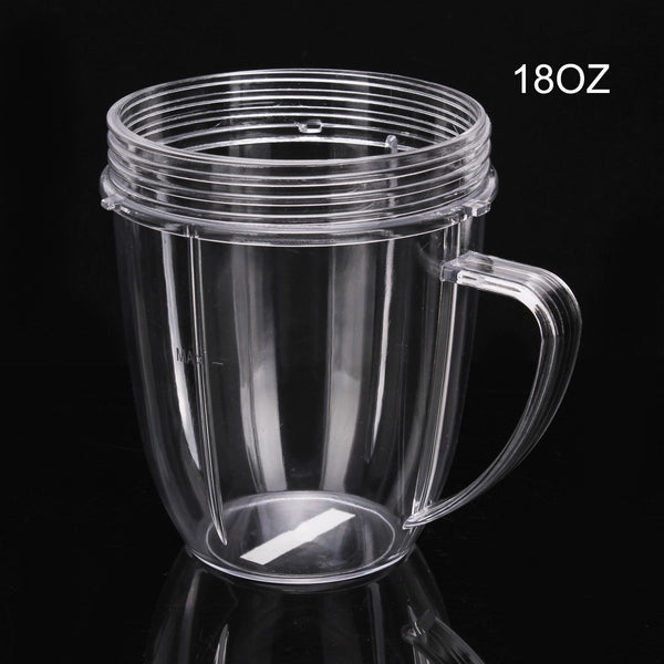 2 Preferred Parts 18 oz. Replacement for Nutribullet Cups with Comfort Handel and Screw off Lip Ring (Pack of 2)