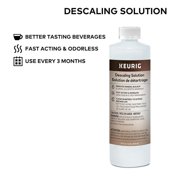 Keurig Brewer Care Kit with Descaling Solution and 2 Water Filter Cartridges, Compatible With All Keurig 2.0 and 1.0 K-Cup Pod Coffee Makers