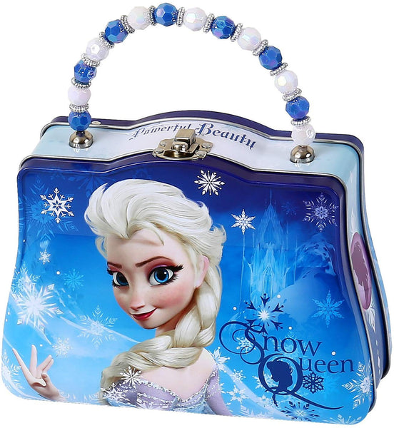 Disney Frozen Scoop Carry All Tin Classic Purse with Beaded Handle, Elsa