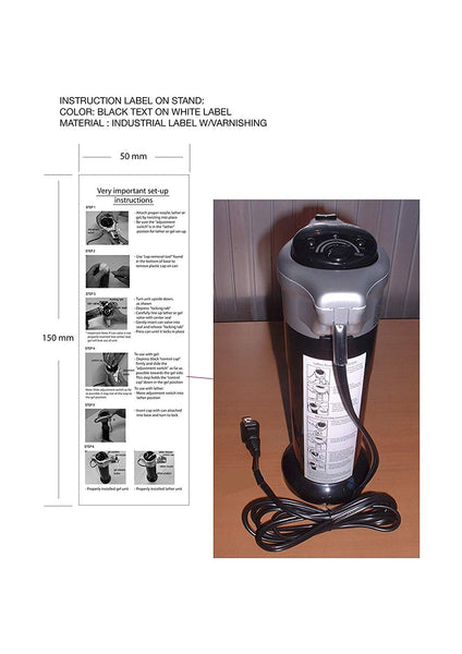 Conair Gel & Lather Heating System, Chrome