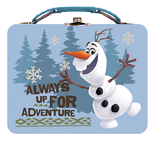 Disney Frozen Olaf Embossed Tin Carry All Lunch Box