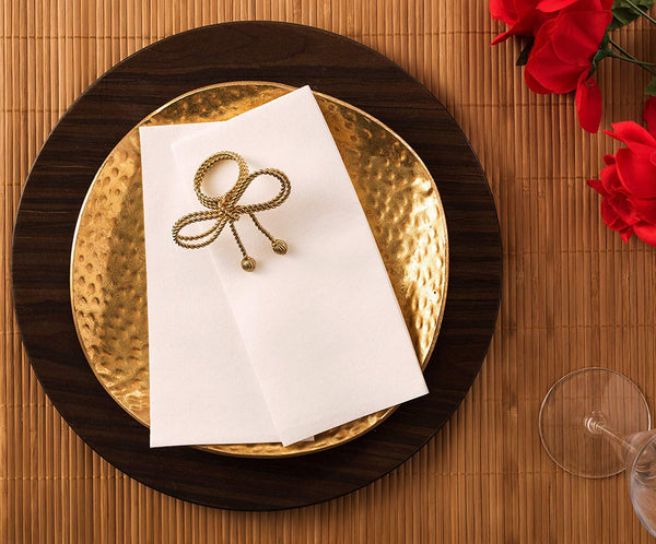 BloominGoods Linen-Feel Dinner Napkins | Disposable Cloth-Like Tissue Paper | Soft and Absorbent Guest Towels For Kitchen, Bathroom, Parties, Weddings, Dinners or Events - Pack of 100